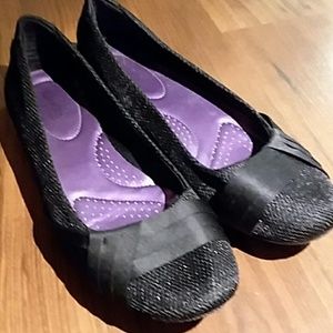 Dexflex Sport Black Flats Shoes